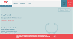 Desktop Screenshot of mediverif.com