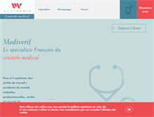 Tablet Screenshot of mediverif.com